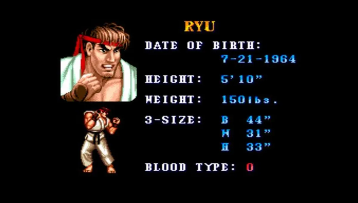 How Old Is Ryu in Street Fighter 6? - Character Bio from Street Fighter 2