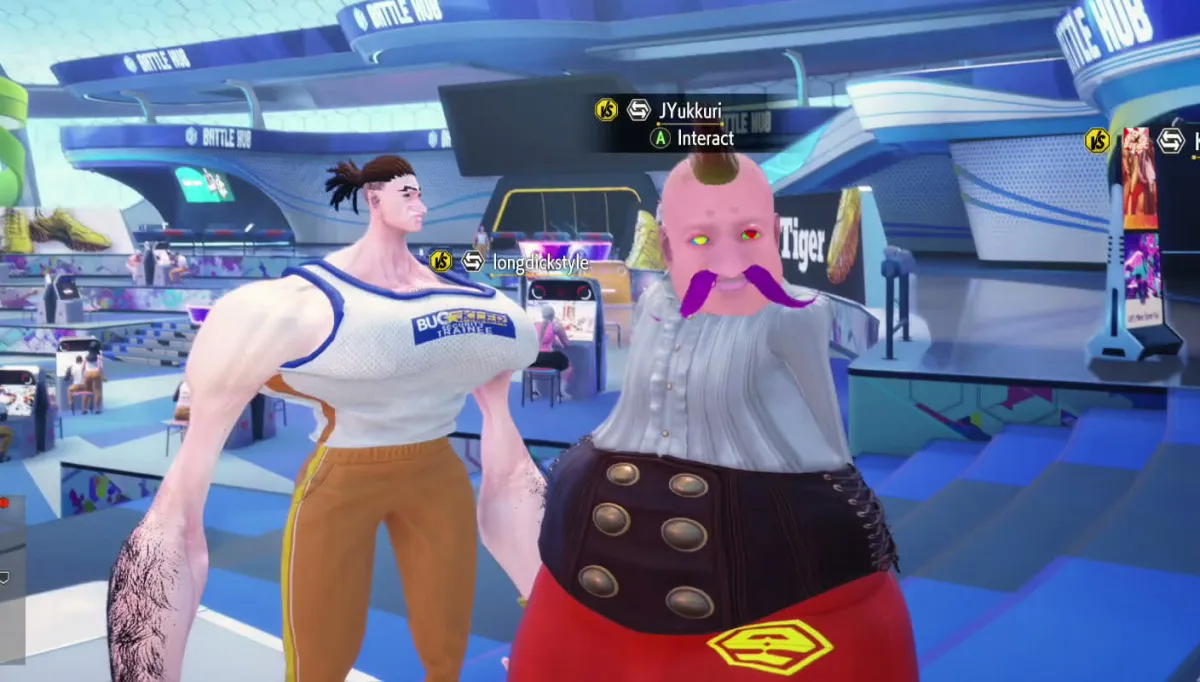 Los personajes personalizados más extraños de Street Fighter 6 - monstruosidad bigotuda