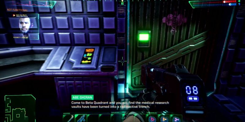 Here is exactly where to find and how to actually get the pulse rifle in the System Shock remake, to get a real gun to shoot enemies.