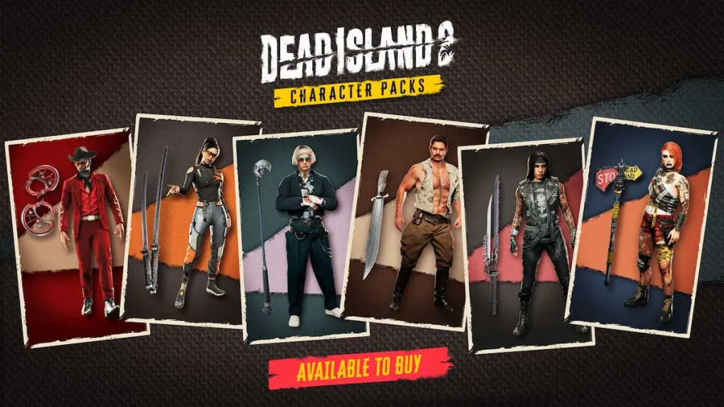 can you customize your character in Dead Island 2 yes with change new outfits skins free paid Amazon