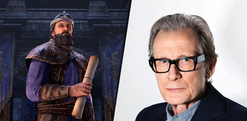 Bill Nighy is among the voice actors in The Elder Scrolls Online.