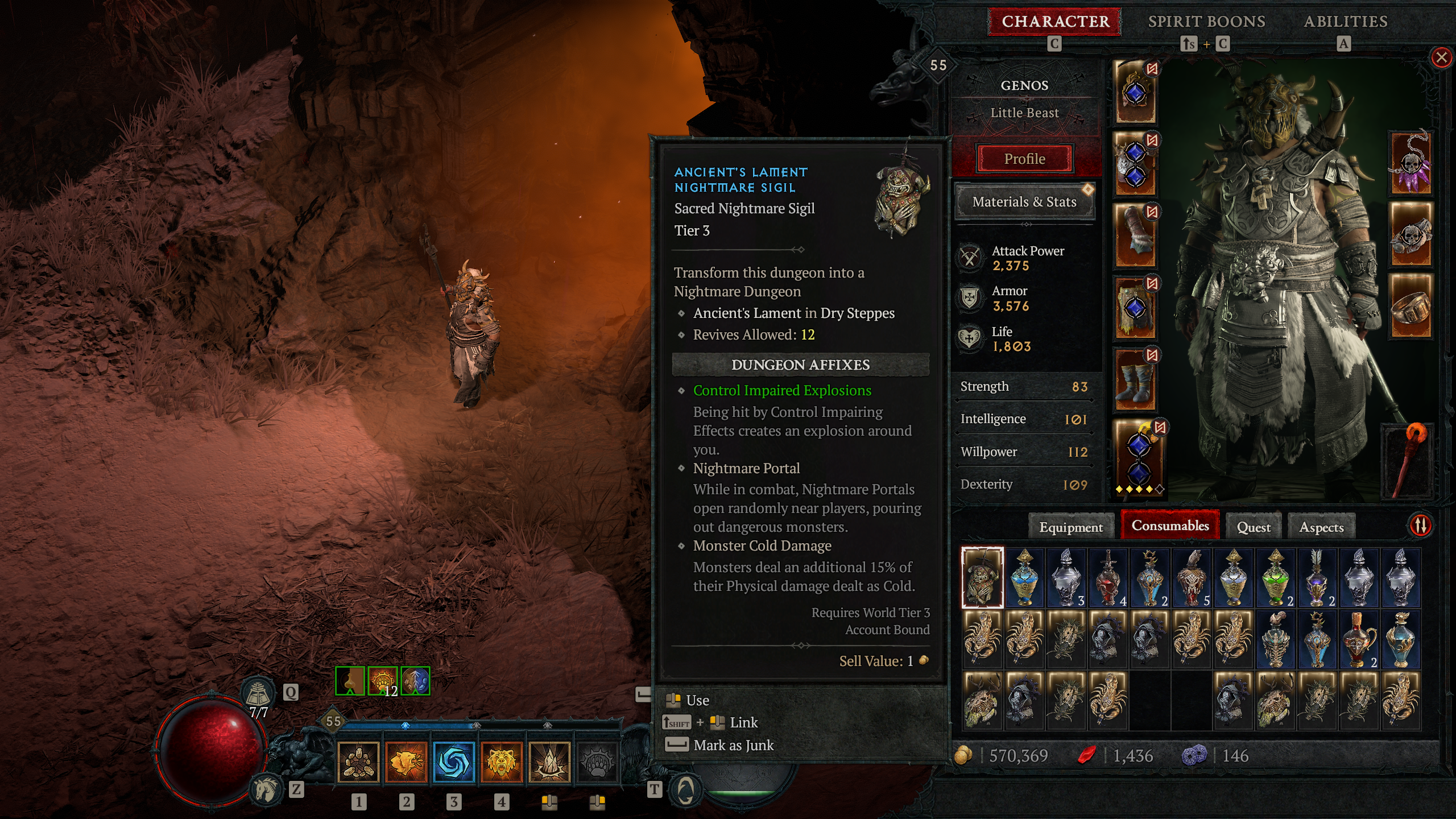 Nightmare Sigils and Dungeons in Diablo 4 Explained