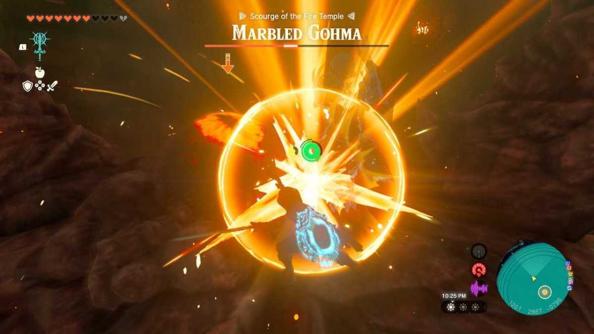 Boss fights in The Legend of Zelda: Tears of the Kingdom (TotK) are a big step up from in BotW, and bosses even have more puzzle-like strategy than usual. Marbled Gohma