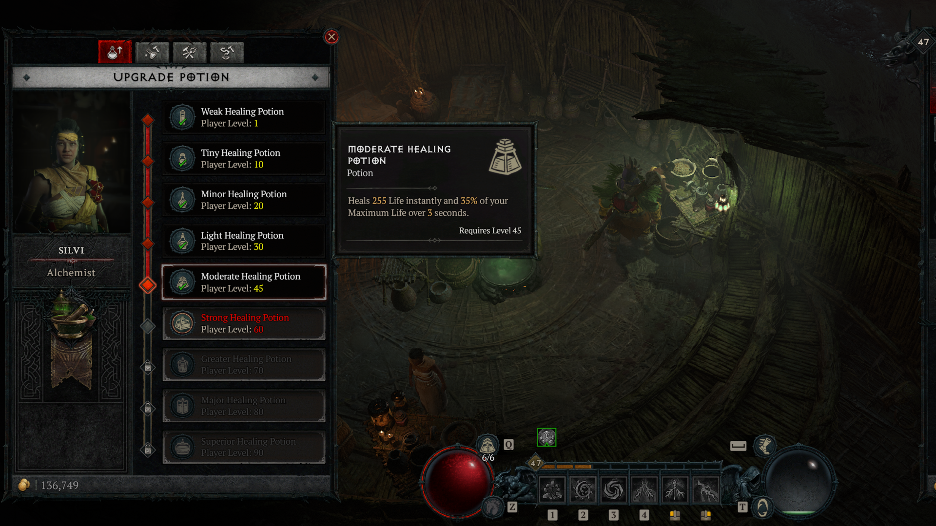 Diablo 4 upgrade healing potions