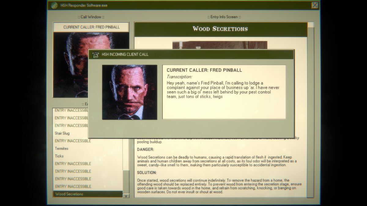 Nicholas Lives Home Safety Hotline is an unorthodox horror game where you are the low-tech call center addressing supernatural creatures and monsters.