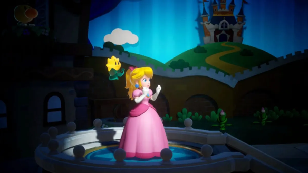 new Princess Peach brand new game Nintendo Switch maybe release date 2024. This image is part of an article about how short games like Princess Peach: Showtime are perfect. 