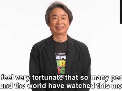 Nintendo share a video where Shigeru Miyamoto & Illumination CEO Chris Meledandri thank fans for the success of The Super Mario Bros Movie.