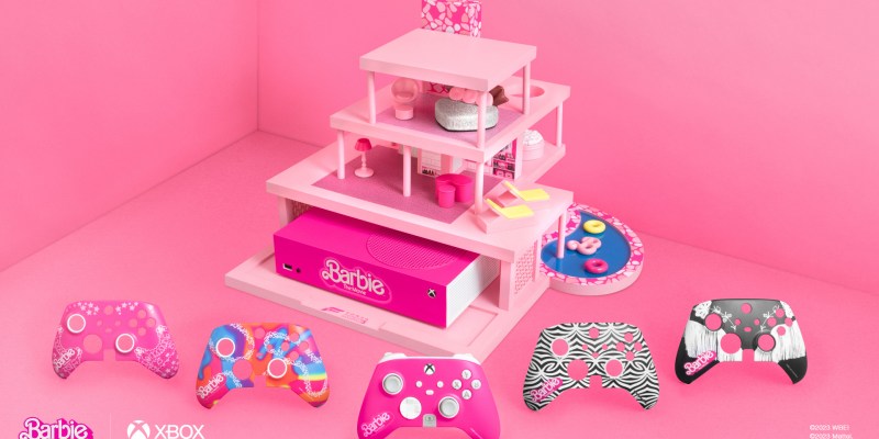 Microsoft has revealed an official Barbie Xbox Series S (and a Barbie Corvette for Forza) to promote the movie, and it is extremely pink.