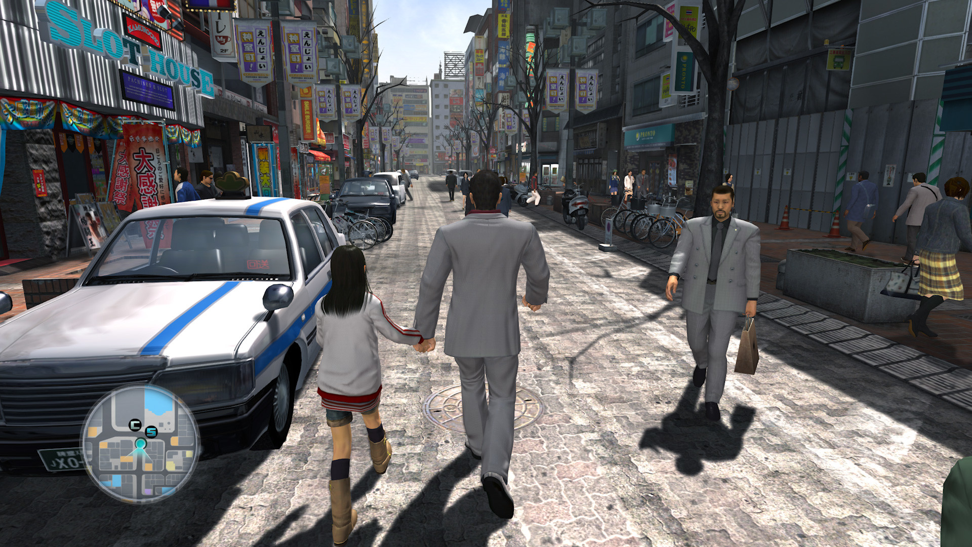 Yakuza 3 is a great game with Morning Glory letting Dad Kiryu Kazuma exemplify kindness, nobility, and good traits