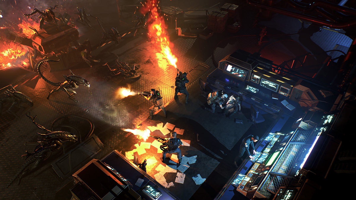 Aliens: Dark Descent combines the scares of Alien Ridley Scott and the action Aliens James Cameron movies in unexpected ways for the best horror game adaptation of the Xenomorphs and the IP.