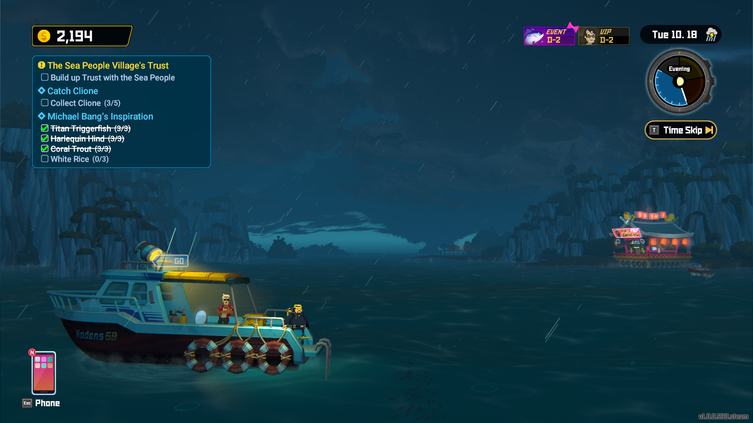 how many chapters are in Dave the Diver total seven 7 answer