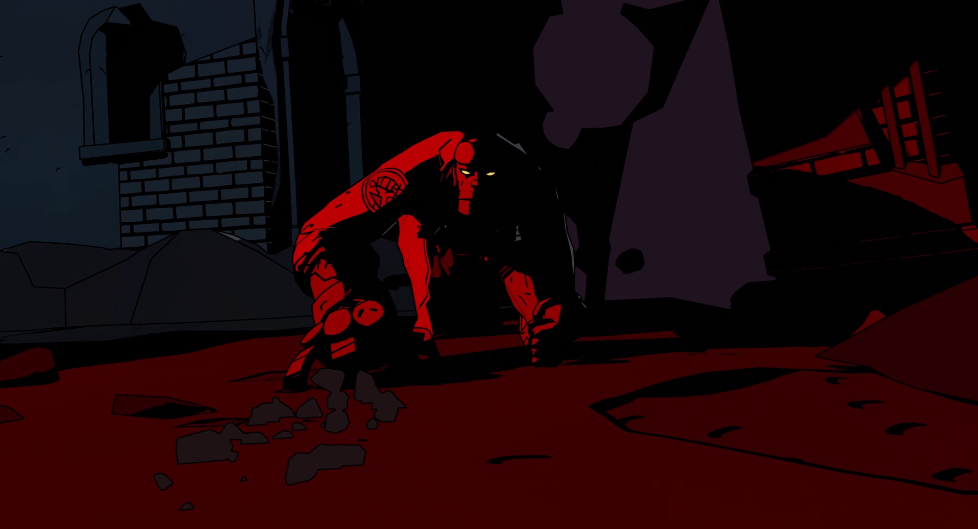 Hellboy Web of Wyrd Gameplay Trailer has Lance Reddick & a Gripping Art Style