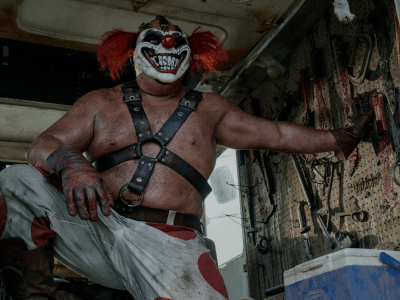 Twisted Metal Trailer has a Bloody Sweet Tooth, Vehicle Action, & Neve Campbell