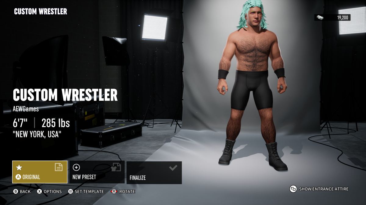 Here is the pretty old-school way how to create wrestler formulas in AEW: Fight Forever, if you want to share a design with friends.