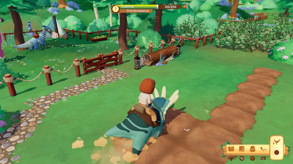 Paleo Pines demo preview Italic Pig Modus Games dinosaur farming sim