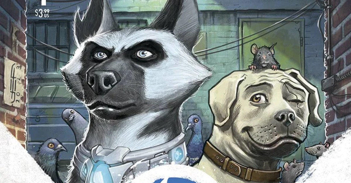Scrapper #1 review: Cliff Bleszinski, Alex de Campi and Bleszinski, and Sandy Jarrell deliver a fun, competent, violent talking dog story.