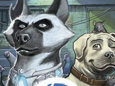 Scrapper #1 review: Cliff Bleszinski, Alex de Campi and Bleszinski, and Sandy Jarrell deliver a fun, competent, violent talking dog story.