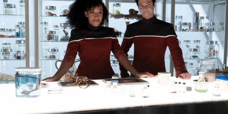 Star Trek: Strange New Worlds season 2 episode 7 review Those Old Scientists Paramount+ Lower Decks crossover