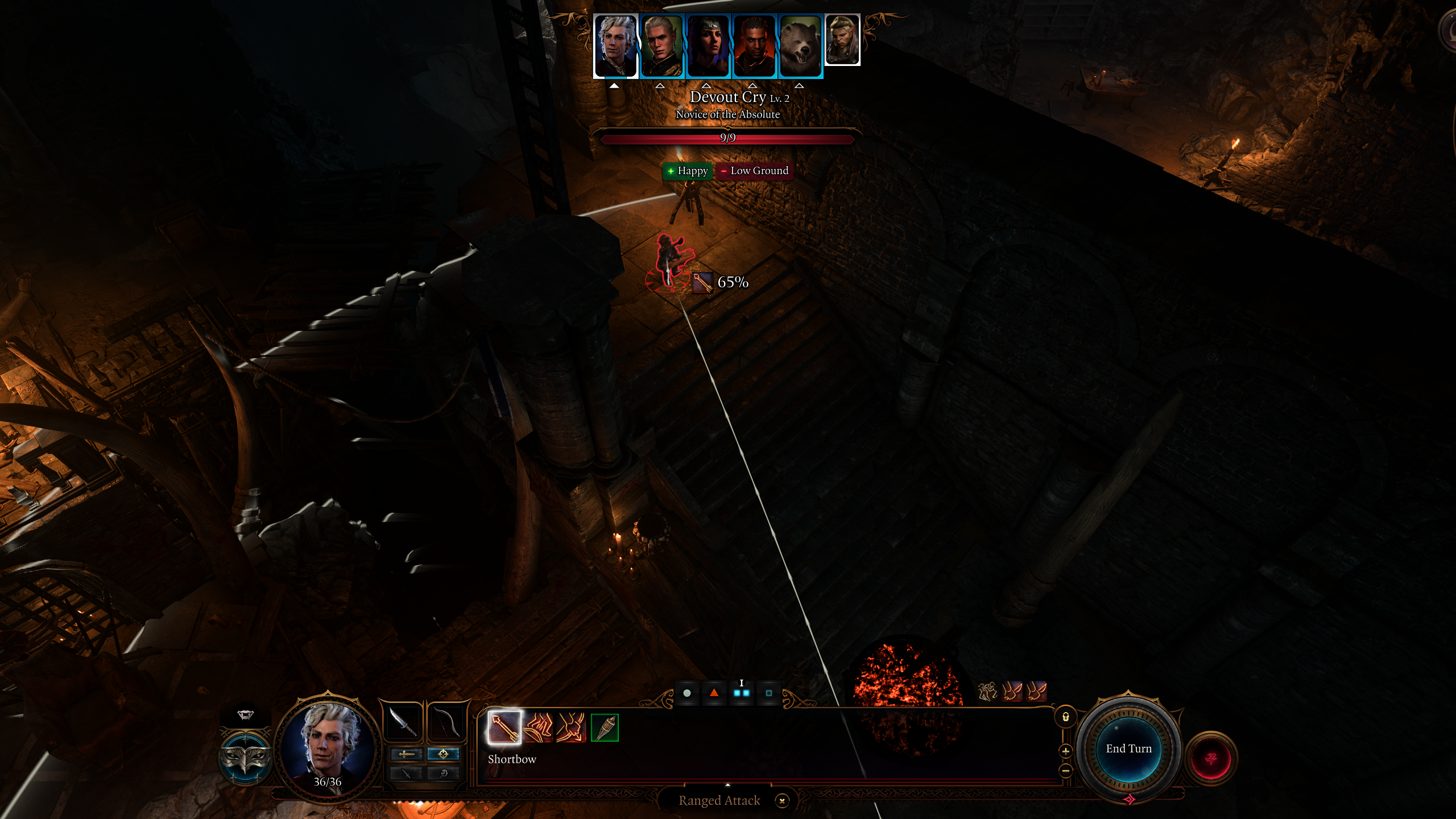 High Ground vs Low Ground advantages in BG3 Baldurs Gate 3