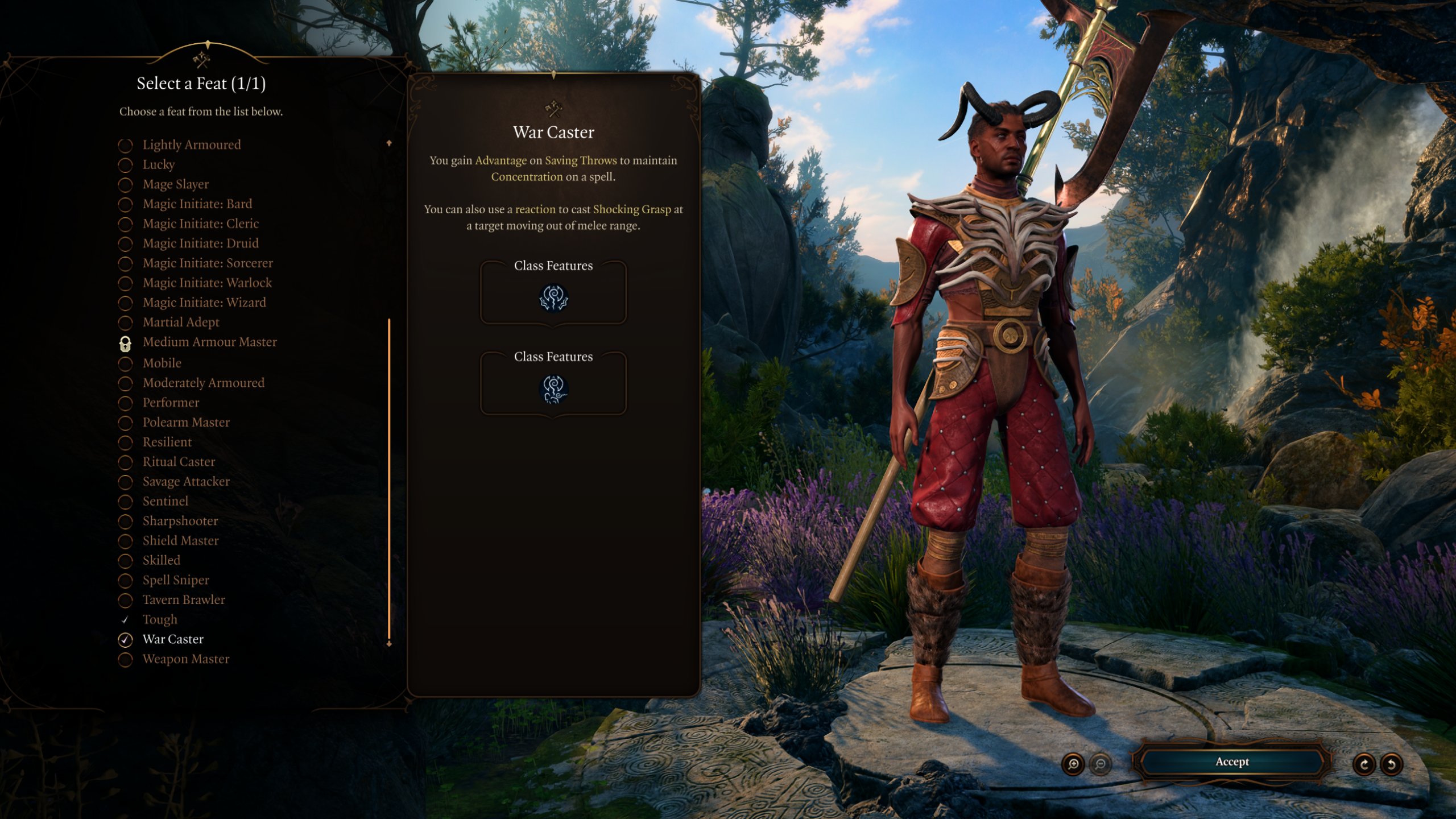 From Moderately Armored to War Caster, here are the fives best Warlock feats to focus on in Baldur's Gate 3 (BG3).