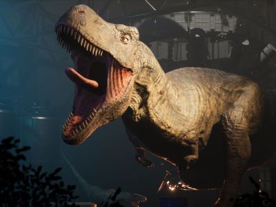 Deathground has a new trailer that looks like Alien Isolation with dinosaurs