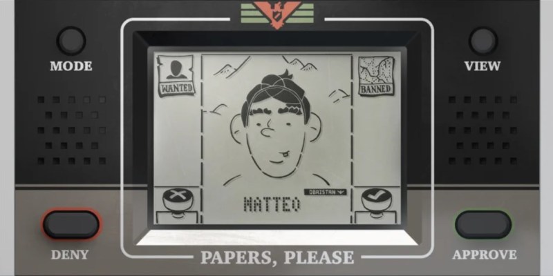 LCD Please is a demake to mark ten years since the launch of Papers Please.