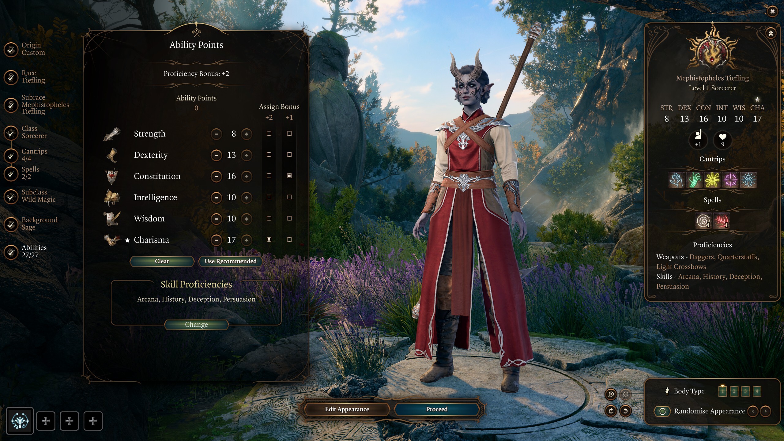 Best Races and Ability Scores for Sorcerer in Baldur's Gate 3 (BG3)