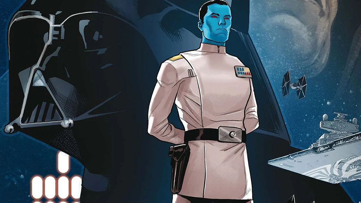 Grand Admiral Thrawn in Star Wars comics.