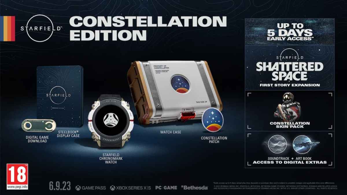 Here are all the different Starfield Editions and pre-order bonuses.