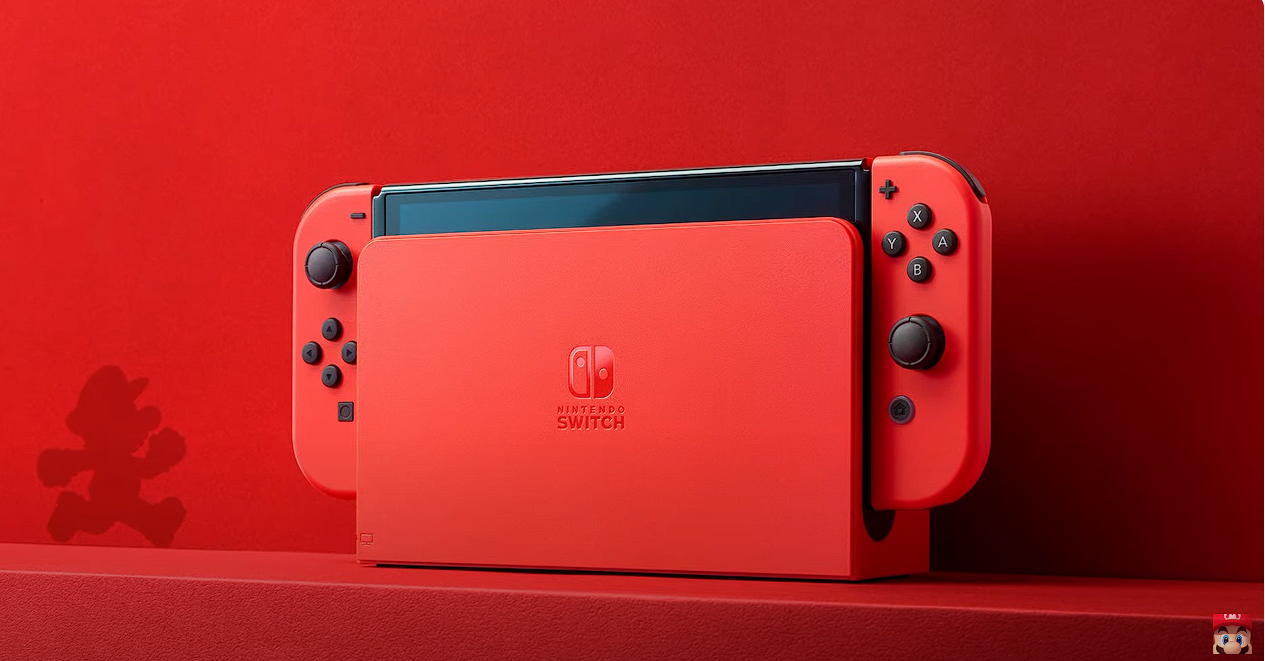 Mario-themed Switch OLED