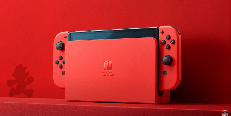 Mario-themed Switch OLED