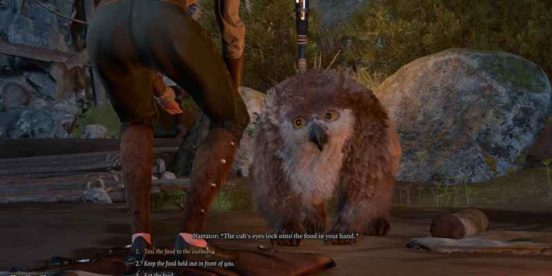 How to recruit the adorable, fluffy owlbear cub in Baldur's Gate 3 BG3