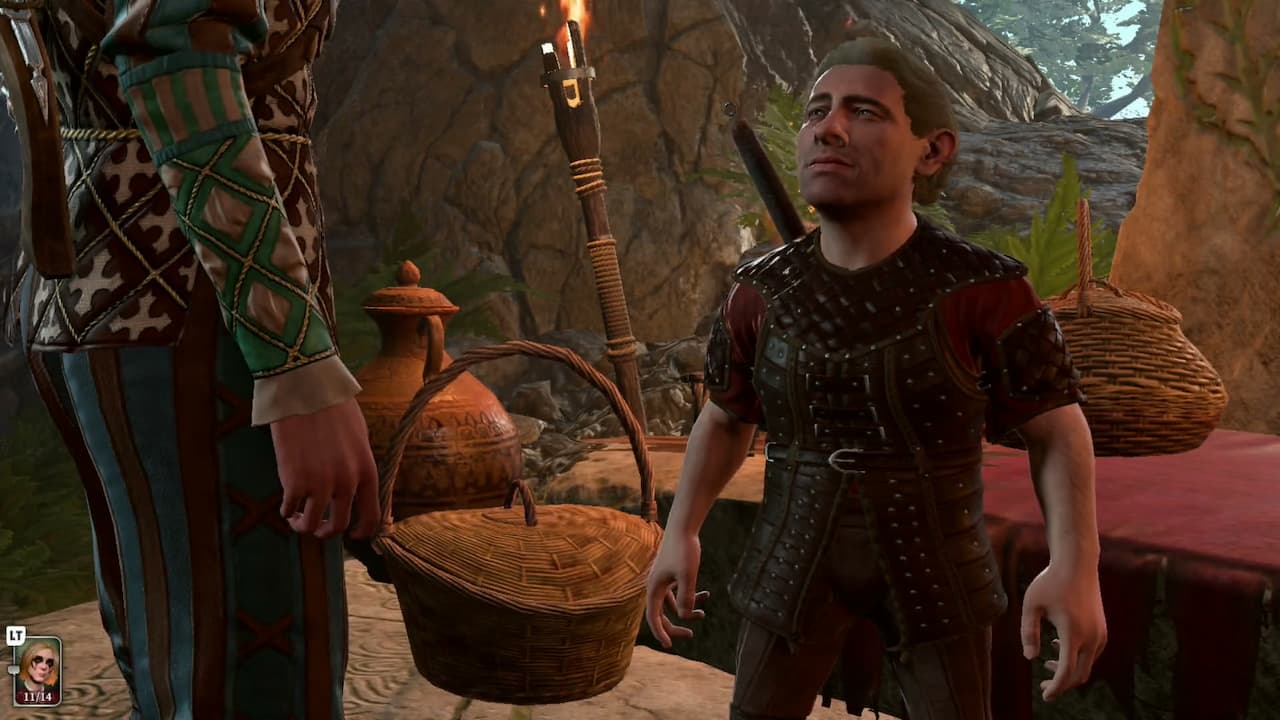 The difference between barter and trade windows in Baldur's Gate 3 GB.