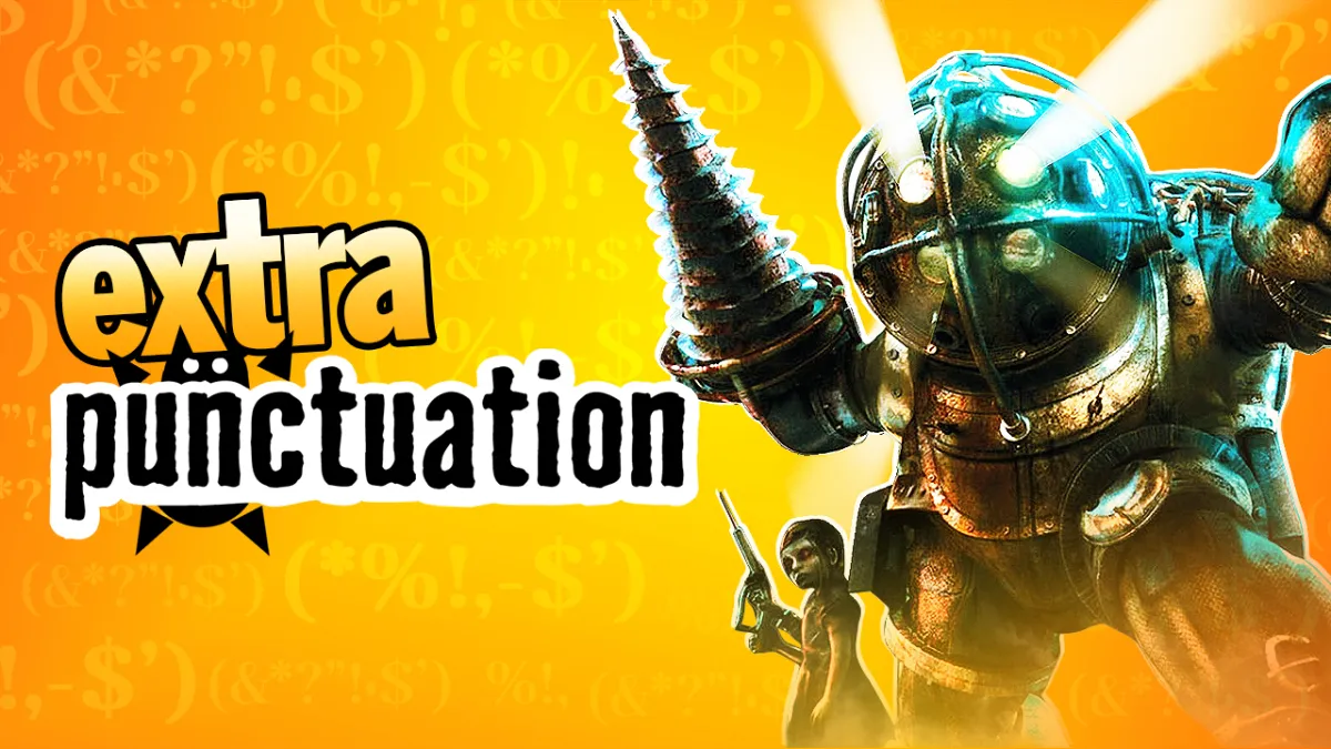 This week on Extra Punctuation, Yahtzee discusses what makes a good video game opening by looking back on the original BioShock.