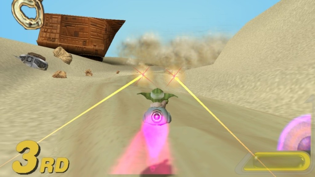 Tatooine circuit in Star Wars: Super Bombad Racing