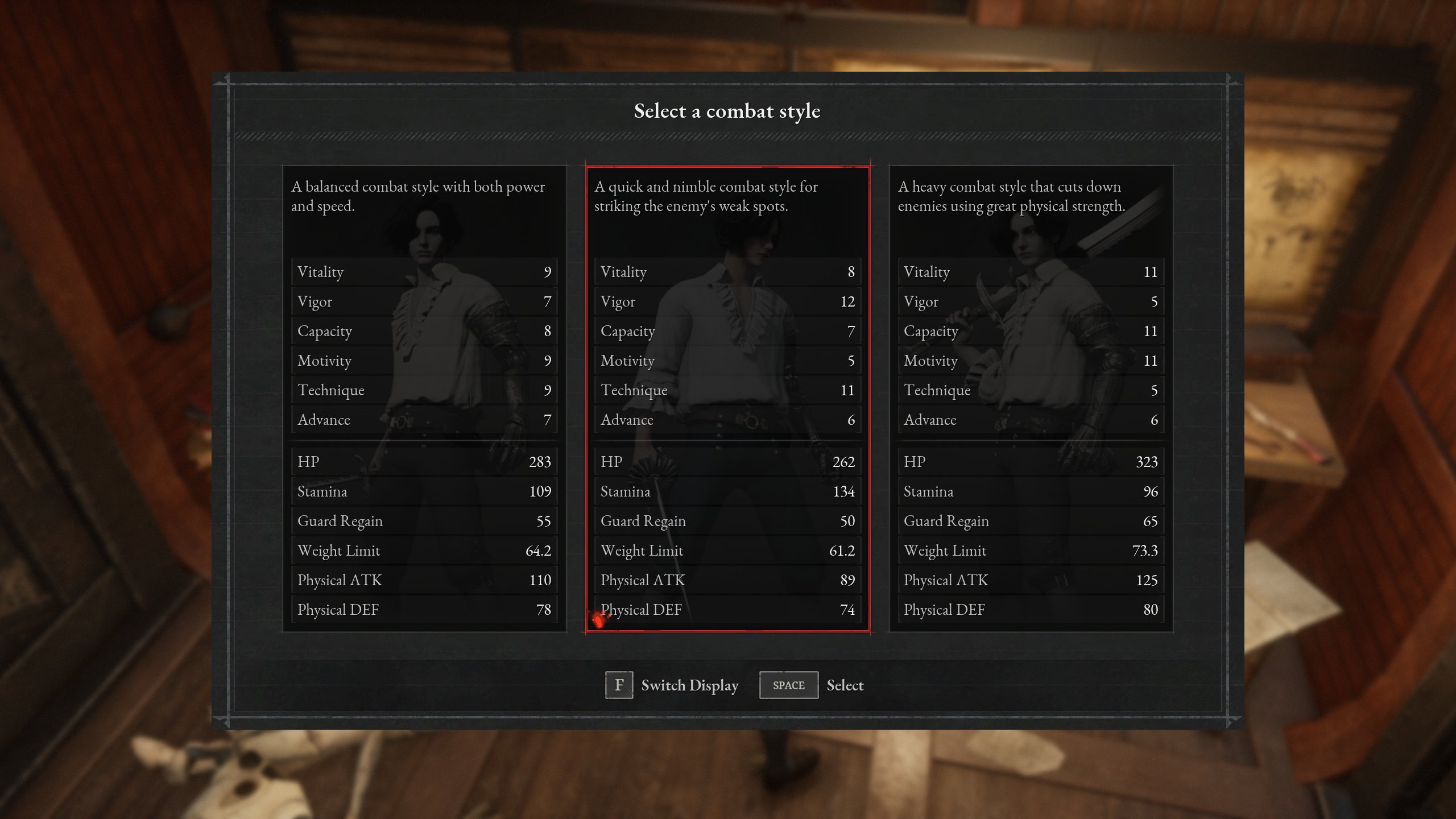 Lies of P Dexterity combat style