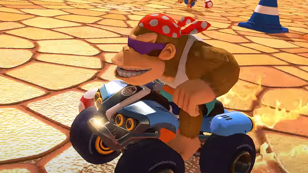Funky Kong in Mario Kart 8