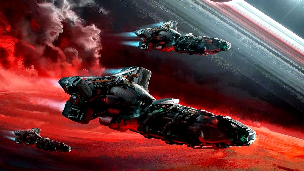 Three Starships in Starfield