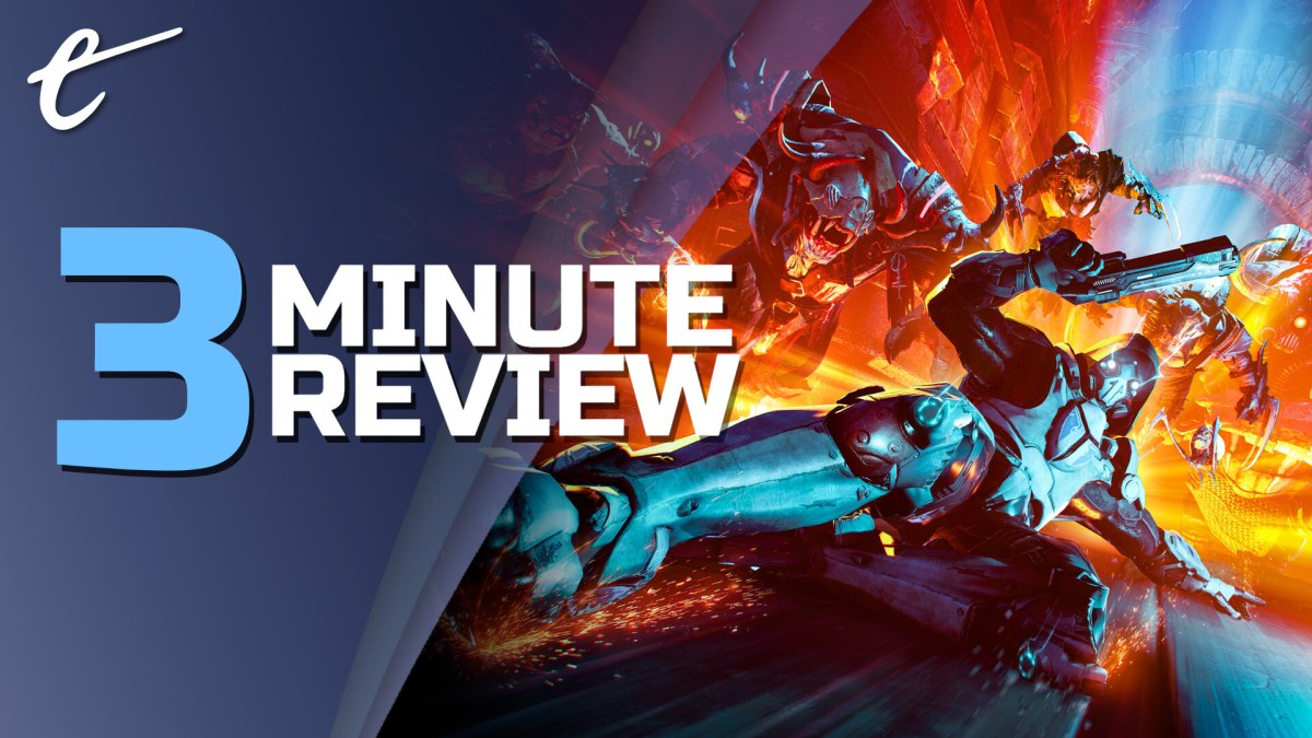 Watch the Review in 3 Minutes for Warstride Challenges, a score attack, first-person shooter developed by Dream Powered Games.