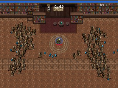 Best games like Vampire Survivors. This image shows a screenshot from Vampire Survivors.