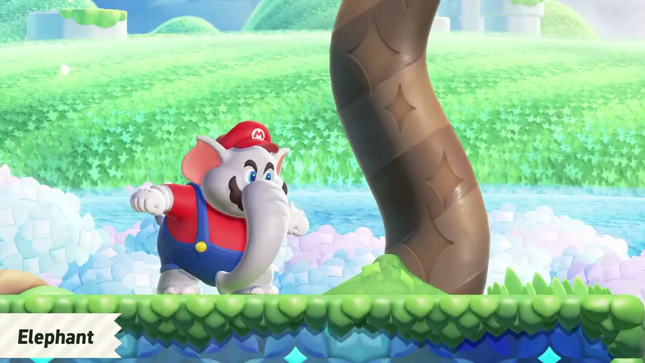 Super Mario Bros Wonder Mario as an elephant. But what other power-ups are there in the game?