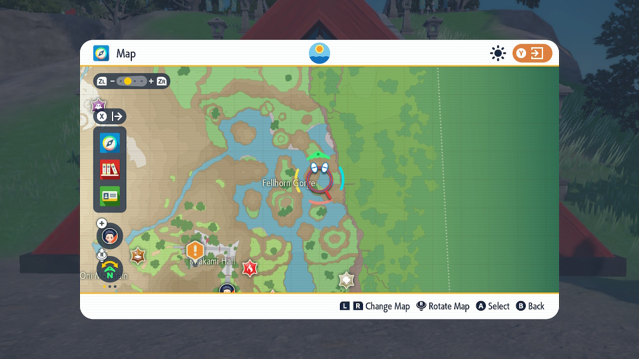 Prism Scale location