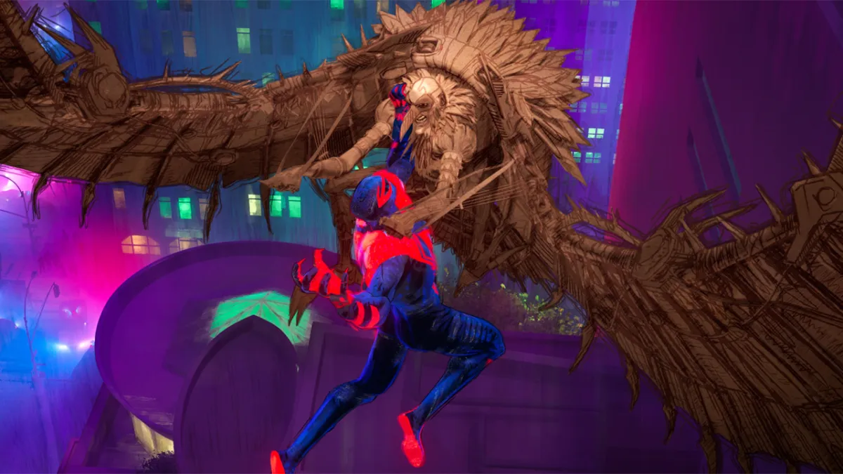 Spider-Man 2099 in Across the Spider-Verse. But is he a vampire?