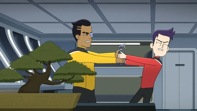 In season 4 episode 4, "Something Borrowed, Something Green," Star Trek: Lower Decks explores Orion, and the way Star Trek has historically portrayed the pirates.