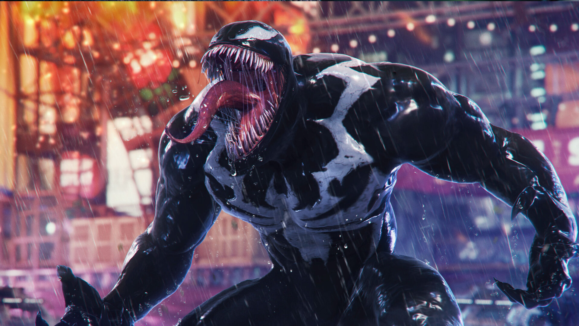 venom attacking new york in marvel's spider-man 2