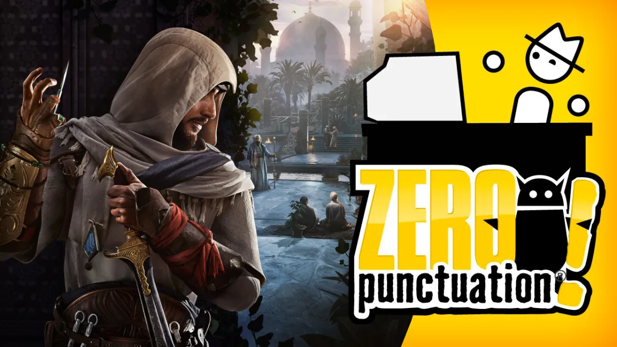 This week on Zero Punctuation, Yahtzee takes a look at Assassin's Creed Mirage, the latest in Ubisoft's long-running franchise.