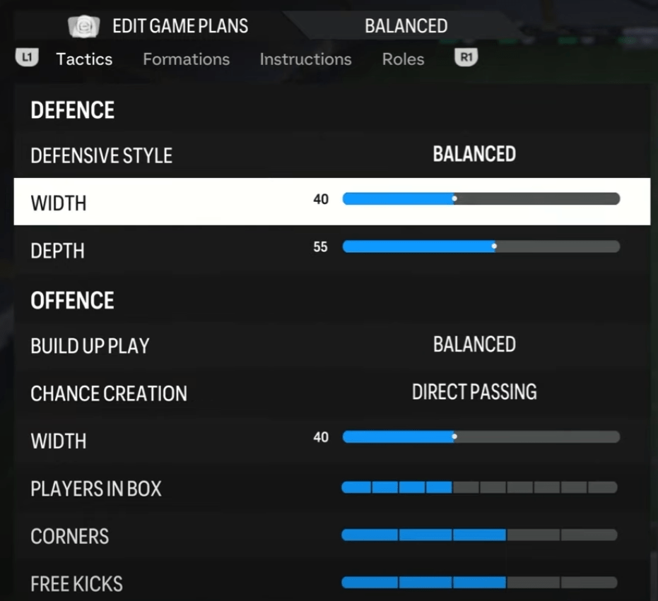 An image showing the best Custom Tactics to use in EA FC 24.