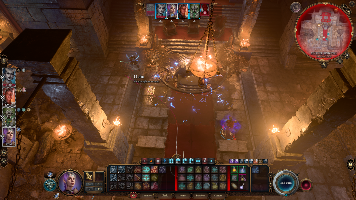 Tempest Cleric en Baldur's Gate 3 usa electricidad como parte de una guía para obtener la mejor construcción para la clase.