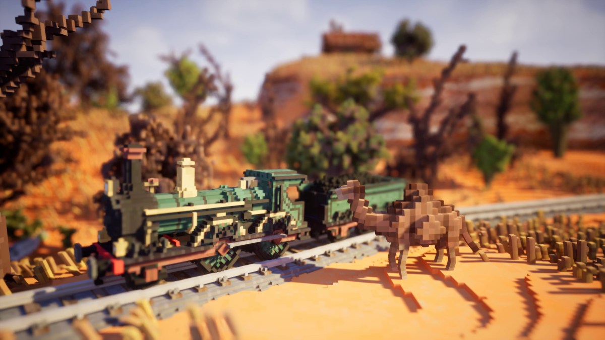 Station to Station interview train game cozy camel desert
