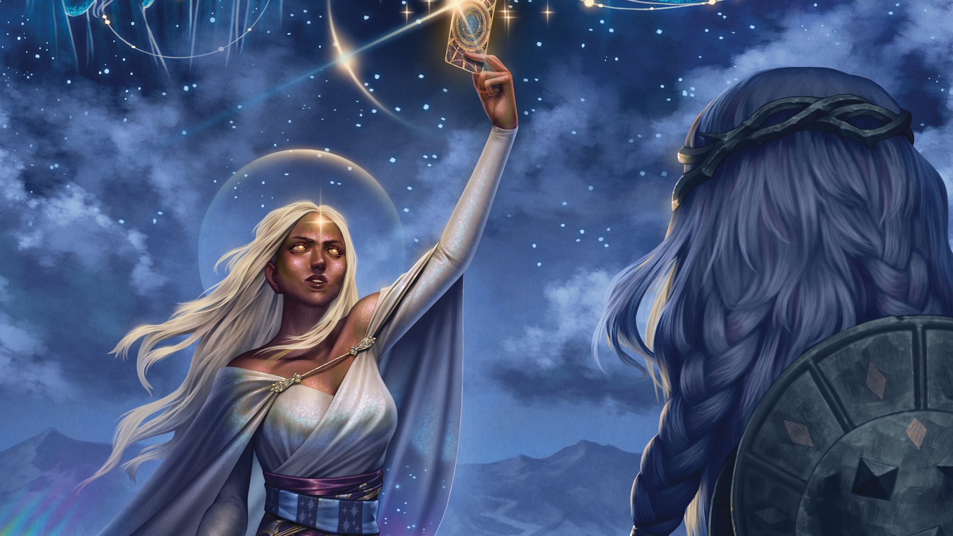 An image of Eurayle and the creation of the Deck of Many Things in Dungeons and Dragons (DnD).